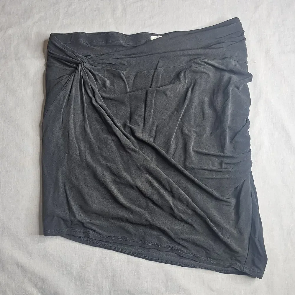 Helmut Lang Black Vortex Drape Twist Loop Skirt Or Top B04HW305.1